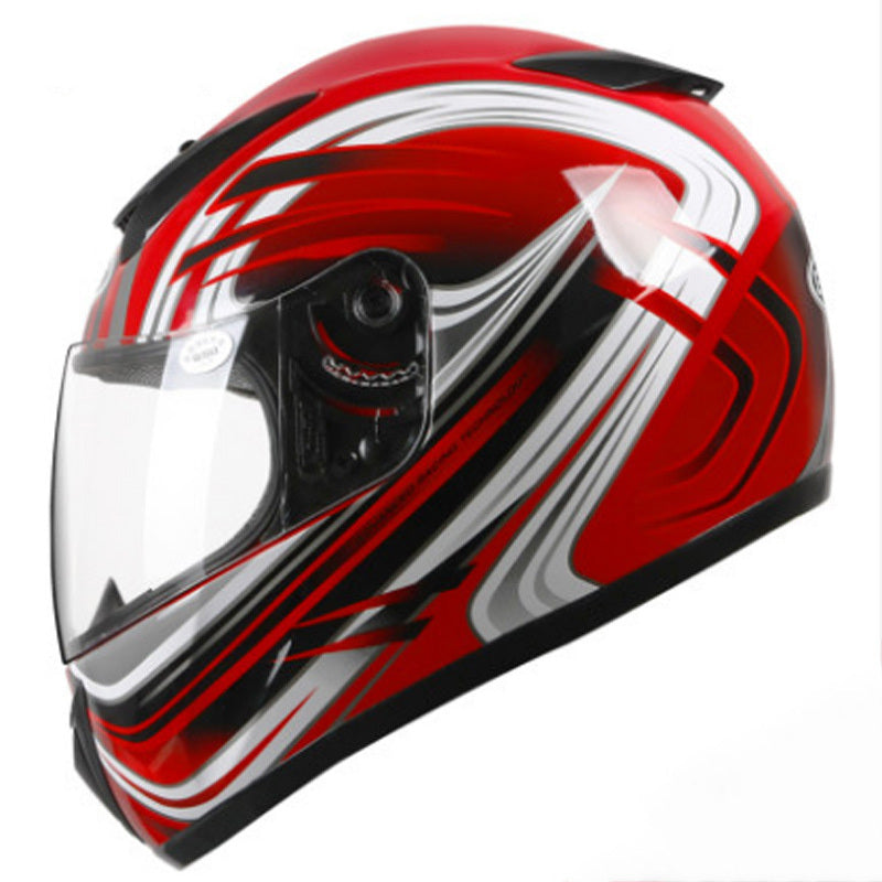 Electric Motorcycle Helmet Male Full Face Helmet