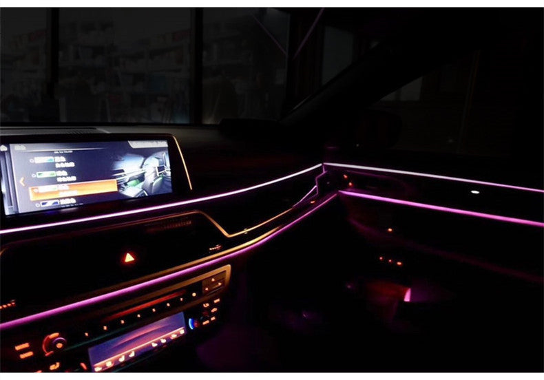 Car LED Atmosphere Light With Car USB Sole Cab Gap Light Bar