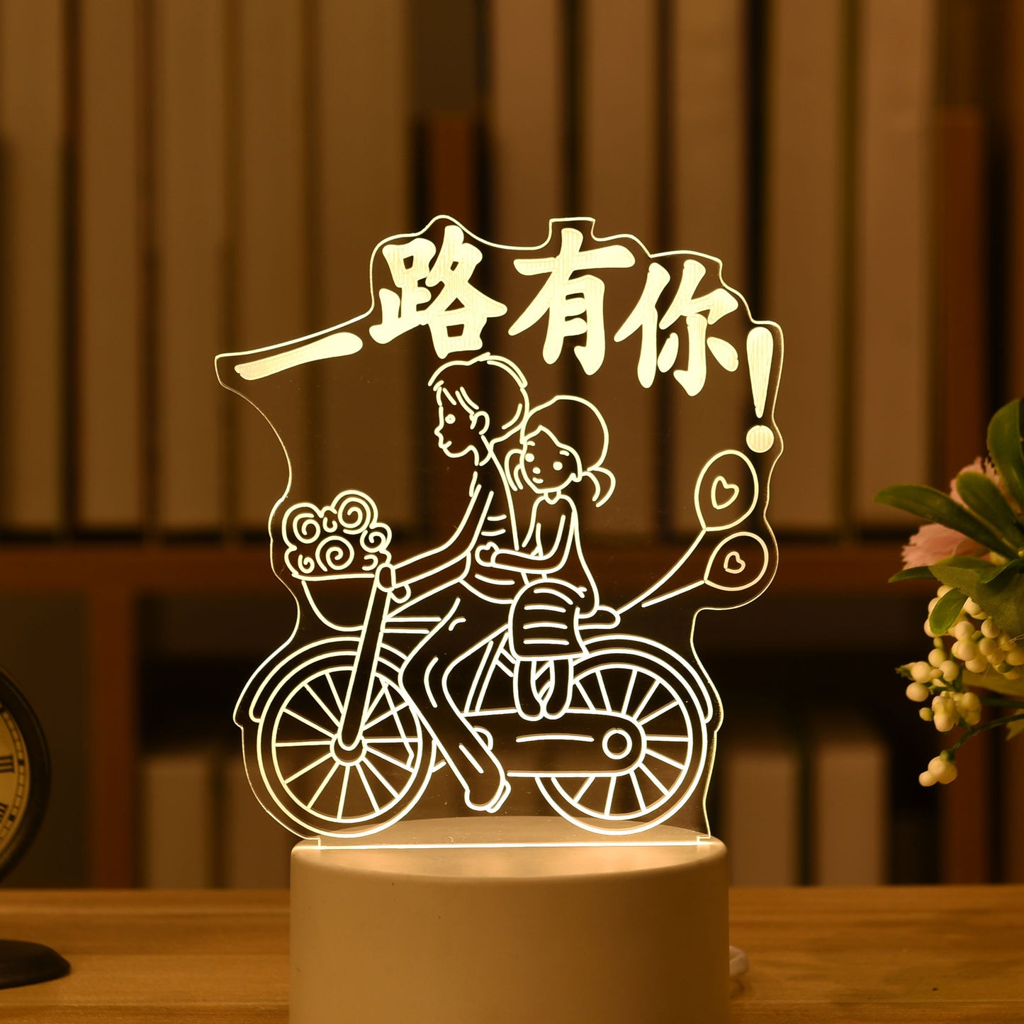 Bedroom Atmosphere Lamp Cartoon 3D Night Light