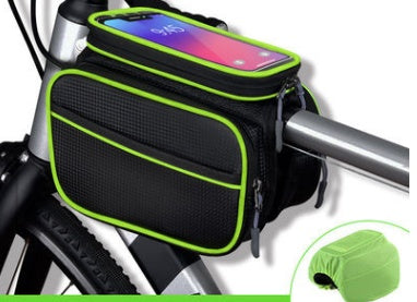 Saddle Bicycle Tube Bag Mountain Bike Self Bag Front Beam Bag Riding Equipment Car Accessories Bag Mobile Phone Bag