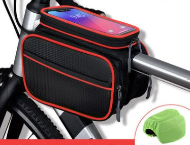 Saddle Bicycle Tube Bag Mountain Bike Self Bag Front Beam Bag Riding Equipment Car Accessories Bag Mobile Phone Bag