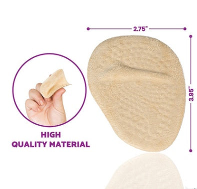 PU Silicone Forefoot Insole, Metatarsal Pad, Sole Pad, Pain Relief For Women's High Heels