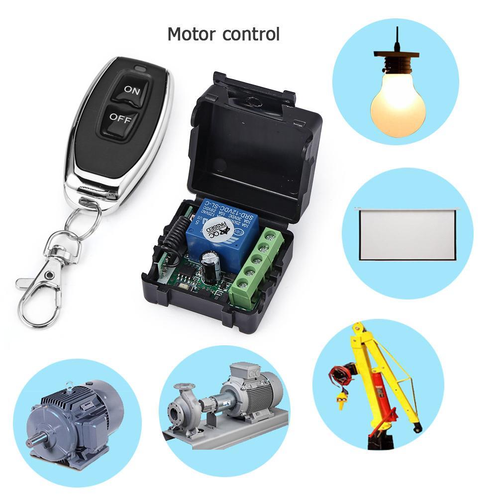 Dc 24 12v Single-channel Wireless Remote Control Switch Car Access Control