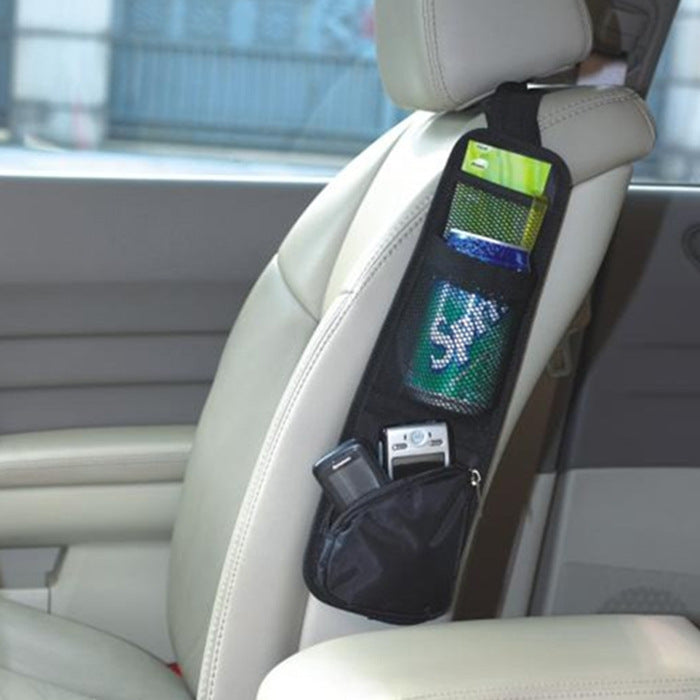 Seat Back Side Pockets Car Multi-function Storage Mobile Phone Hanging Bag Water Cup Holder