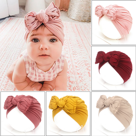 Gorro bonito para bebé recién nacido, gorro suave para niña, turbante, gorro para bebé, gorro, diademas