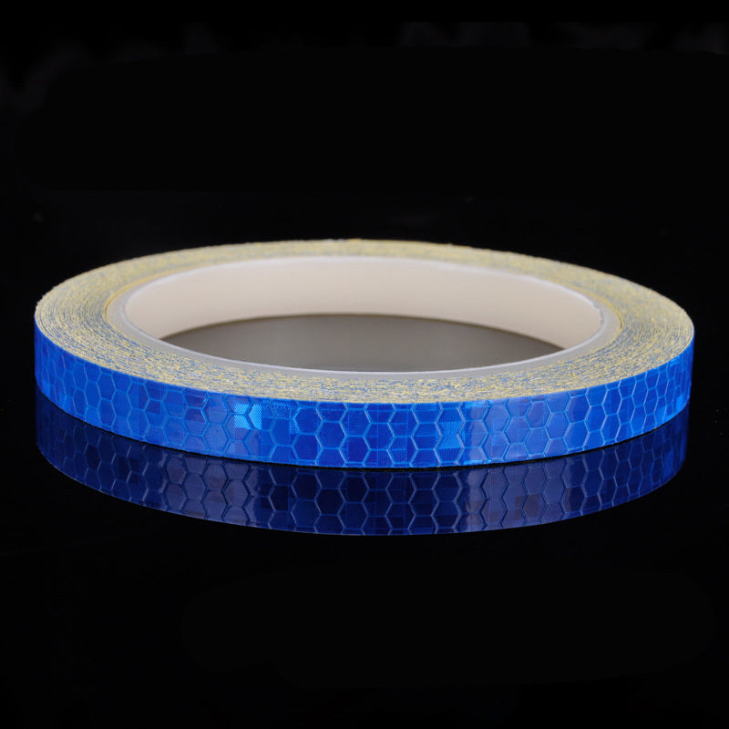 1CM  8M Bicycle Wheels Reflect Fluorescent Bike Reflective Sticker Strip Tape For Cycling Warning