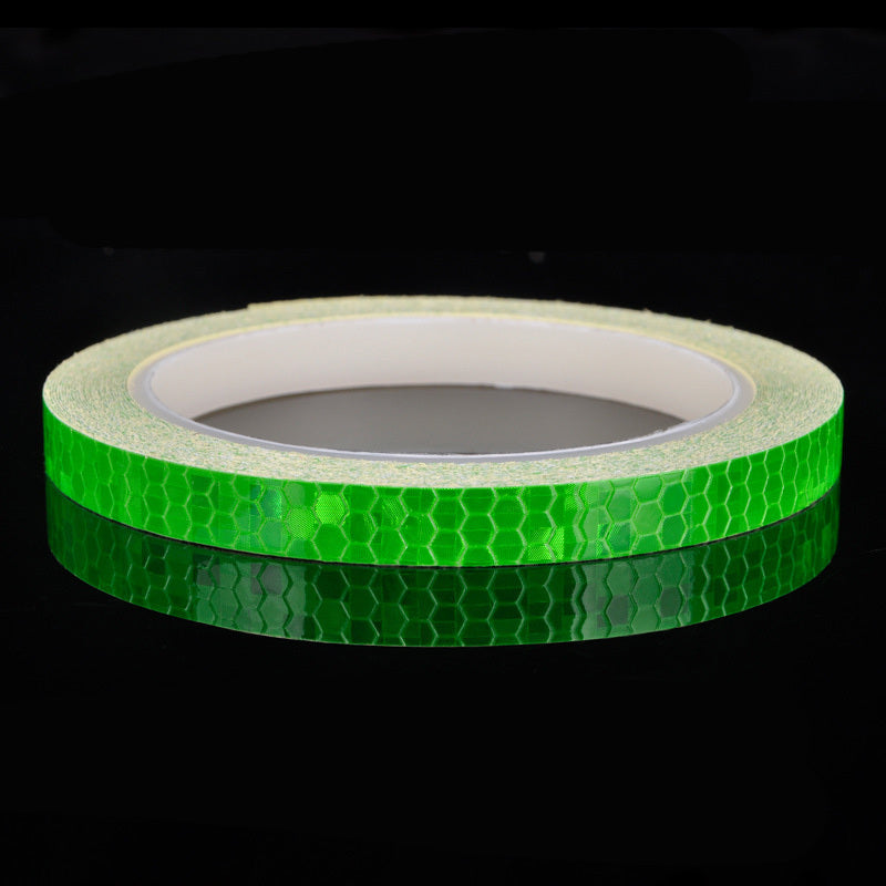 1CM  8M Bicycle Wheels Reflect Fluorescent Bike Reflective Sticker Strip Tape For Cycling Warning