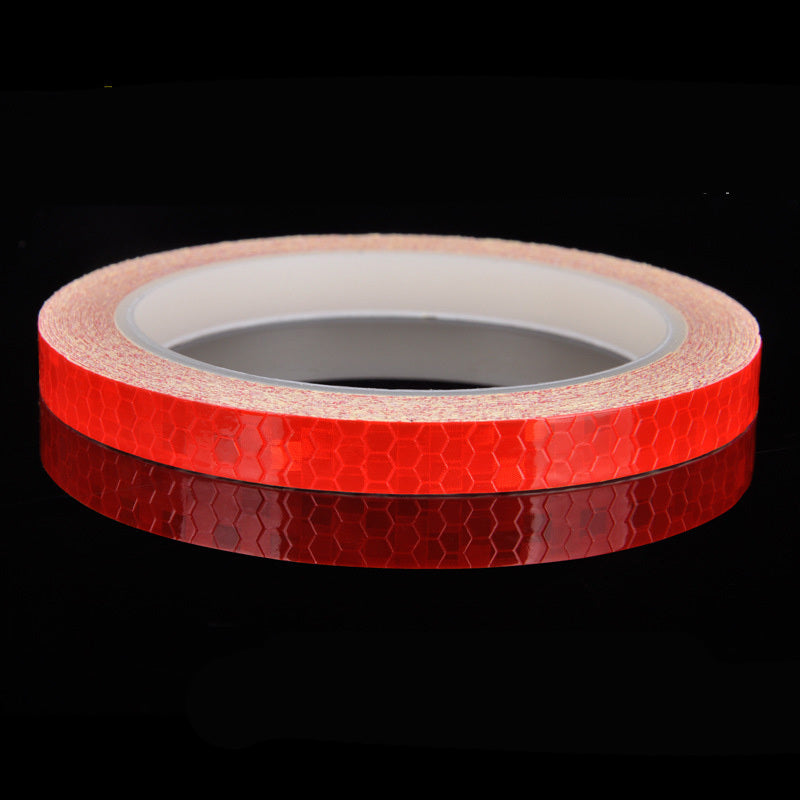 1CM  8M Bicycle Wheels Reflect Fluorescent Bike Reflective Sticker Strip Tape For Cycling Warning