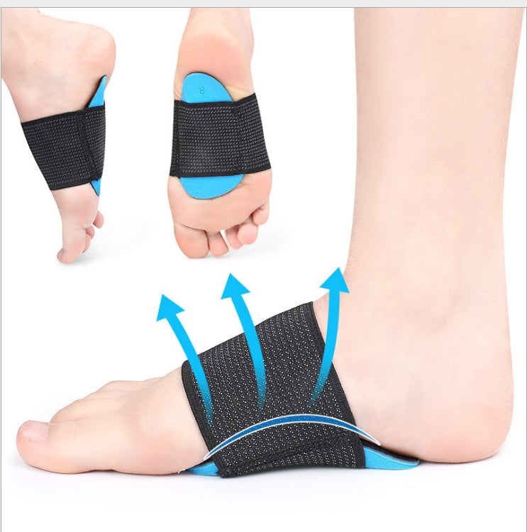 EVA Sports Foot Pad For Men And Women Flat Foot Arch Support Half Pad Inner And Outer Eight-shaped Orthopedic Foot Pad