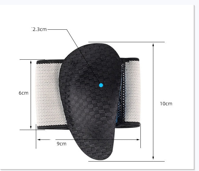 EVA Sports Foot Pad For Men And Women Flat Foot Arch Support Half Pad Inner And Outer Eight-shaped Orthopedic Foot Pad