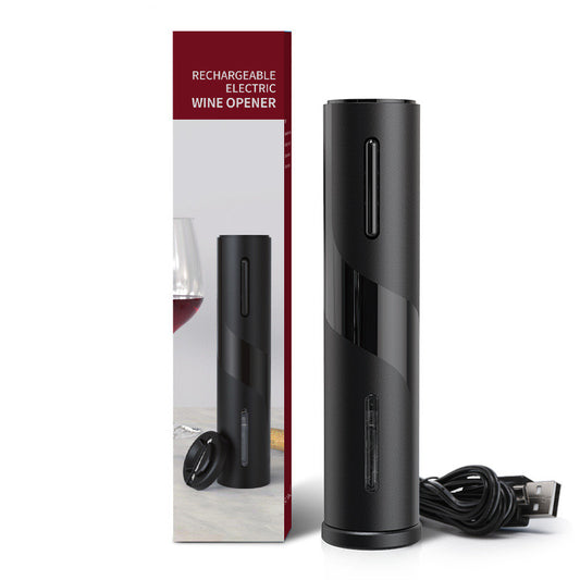 Abrebotellas electrónico Qier plástico USB recargable vino eléctrico abridor de botellas electrónico