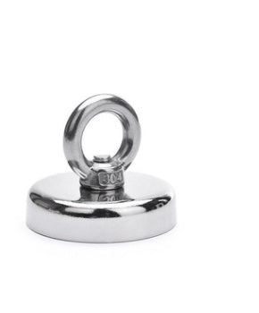 Deep Sea Fishing Suction Cup D25mm Round Ring Fishing Magnet