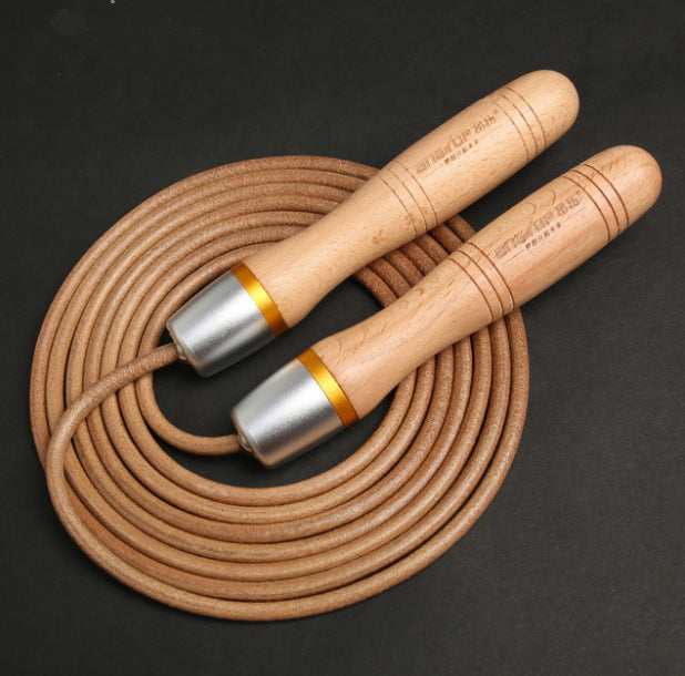 Adjustable fitness training skipping rope