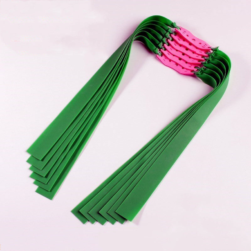 Slingshot Rubber Band Flat Rubber Band Group Competitive Wide Rubber Band