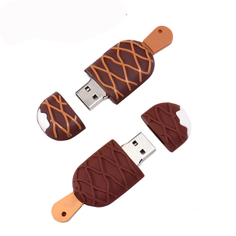 Memoria USB de encargo del Usb del regalo del helado 32G 64G del OEM de la simulación del disco de U