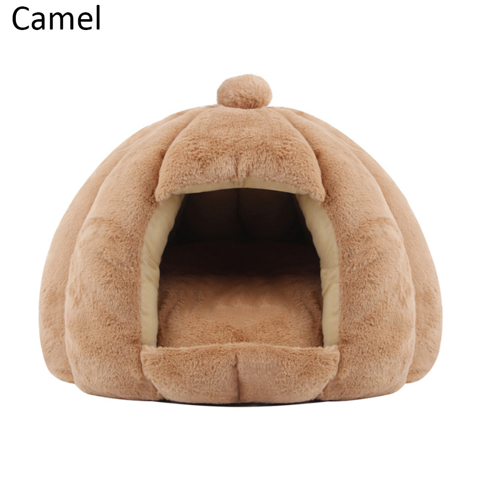 Winter thickened plush kennel