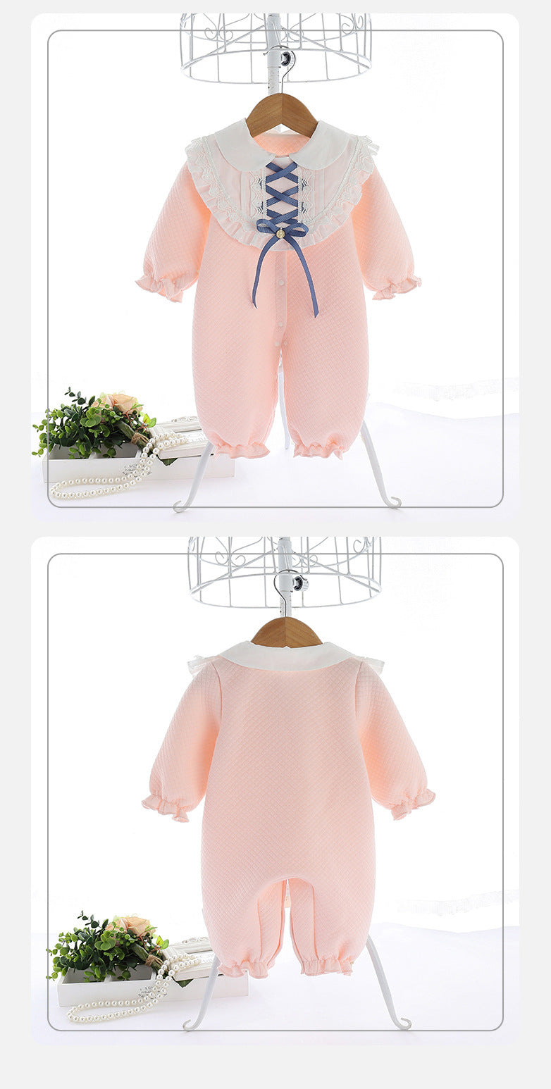 Baby Onesies, Air Cotton Baby Thickened Warm Baby Romper Romper