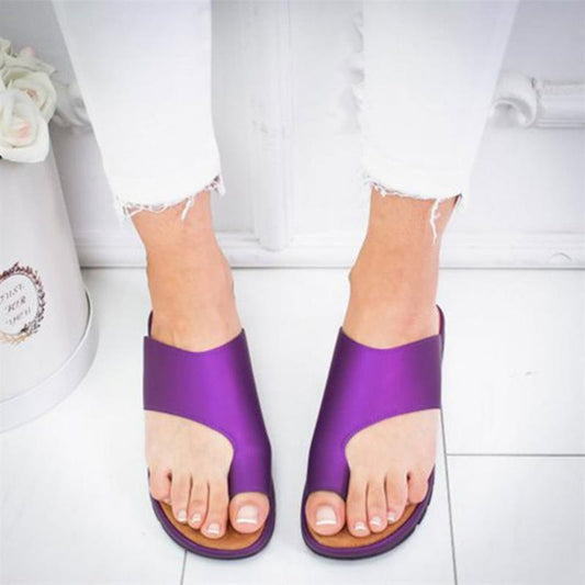 Womens Sandals New Female Shoes Comfy Platform Flat Sole Orthopedic Bunion Corrector Plus Size 35-43 Casual Shoes Woman