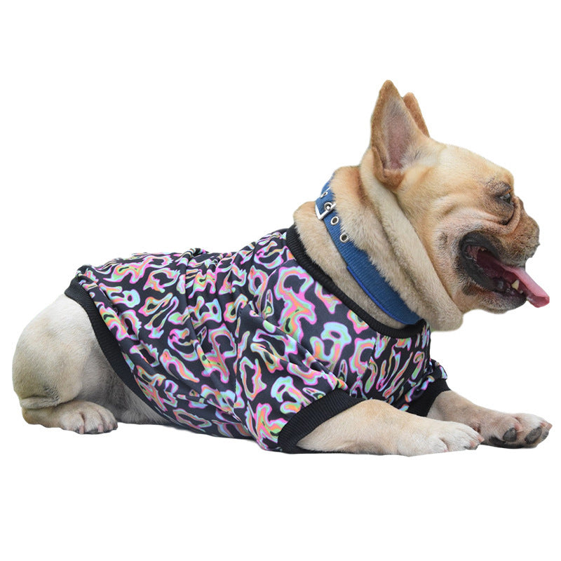 Fluorescent Camouflage Dog Clothing Pet Clothing