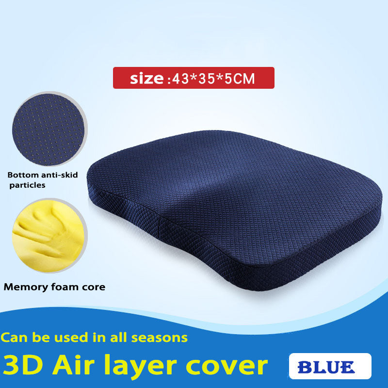 Memory Foam Seat Cushion Coccyx Orthopedic Pillow For Chair Massage Pad Car Office Hip Pillows Tailbone Pain Relief Seat Cushion