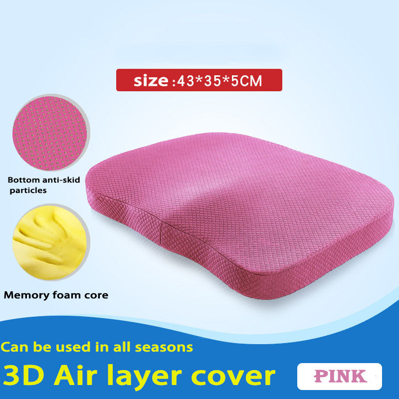 Memory Foam Seat Cushion Coccyx Orthopedic Pillow For Chair Massage Pad Car Office Hip Pillows Tailbone Pain Relief Seat Cushion