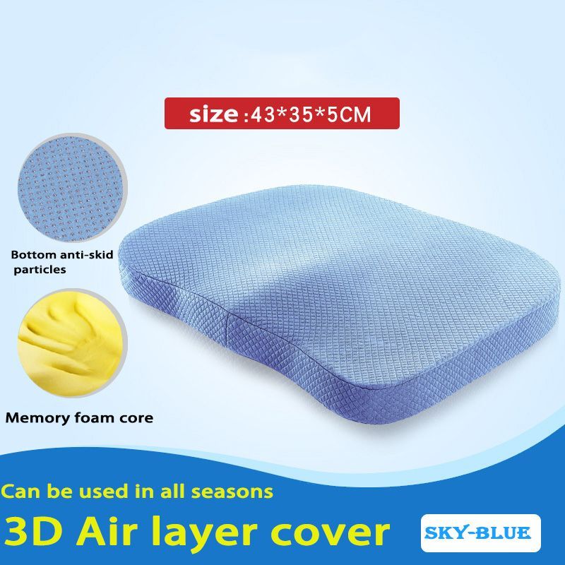 Memory Foam Seat Cushion Coccyx Orthopedic Pillow For Chair Massage Pad Car Office Hip Pillows Tailbone Pain Relief Seat Cushion