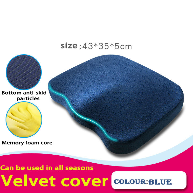 Memory Foam Seat Cushion Coccyx Orthopedic Pillow For Chair Massage Pad Car Office Hip Pillows Tailbone Pain Relief Seat Cushion