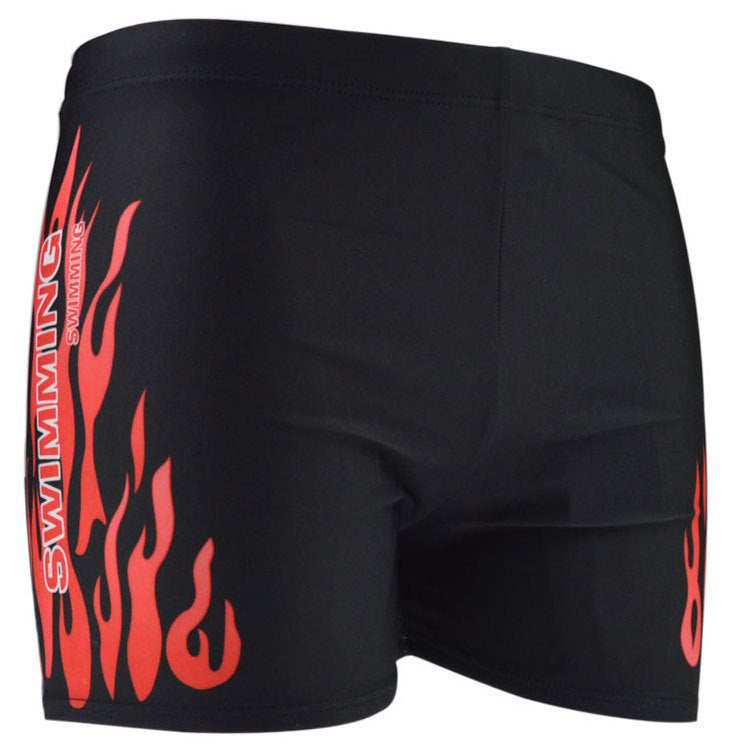 Swimming Trunks Swimwear New Style Men's Swimwear Flame Swimming Trunks