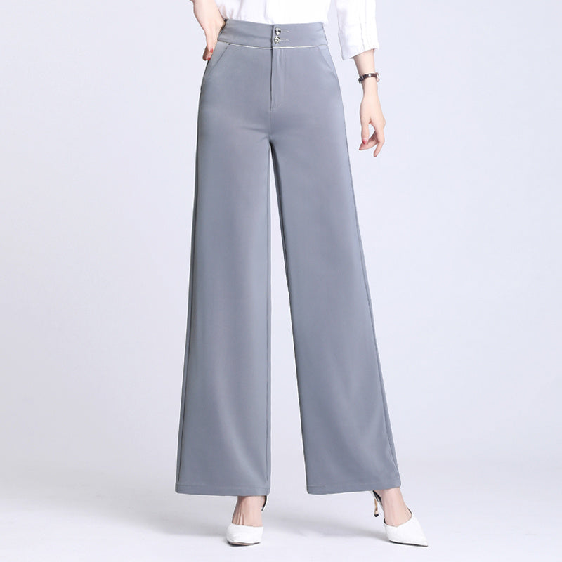 Women's Summer High Waist Summer Thin Plus Size Women's Trousers