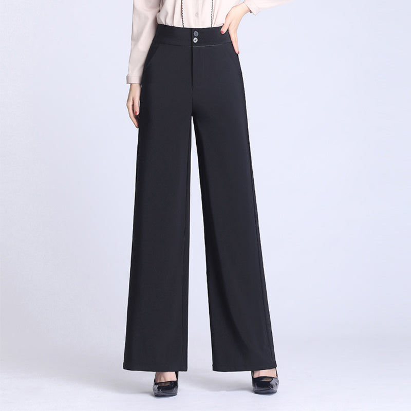 Women's Summer High Waist Summer Thin Plus Size Women's Trousers