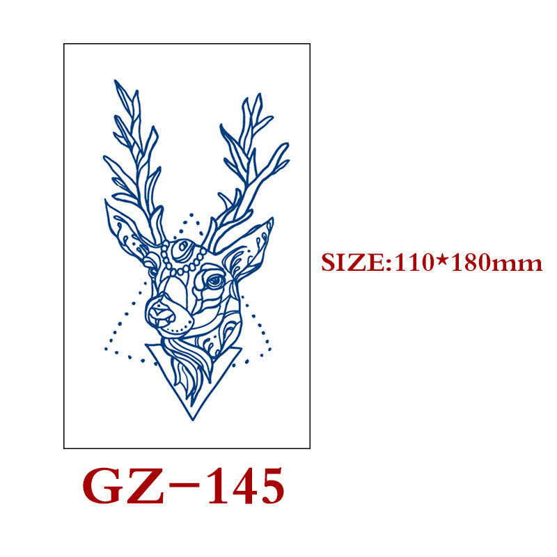 Herbal Tattoo Stickers, Semi-permanent Tattoo Stickers, Waterproof, Sweat-proof, Customizable