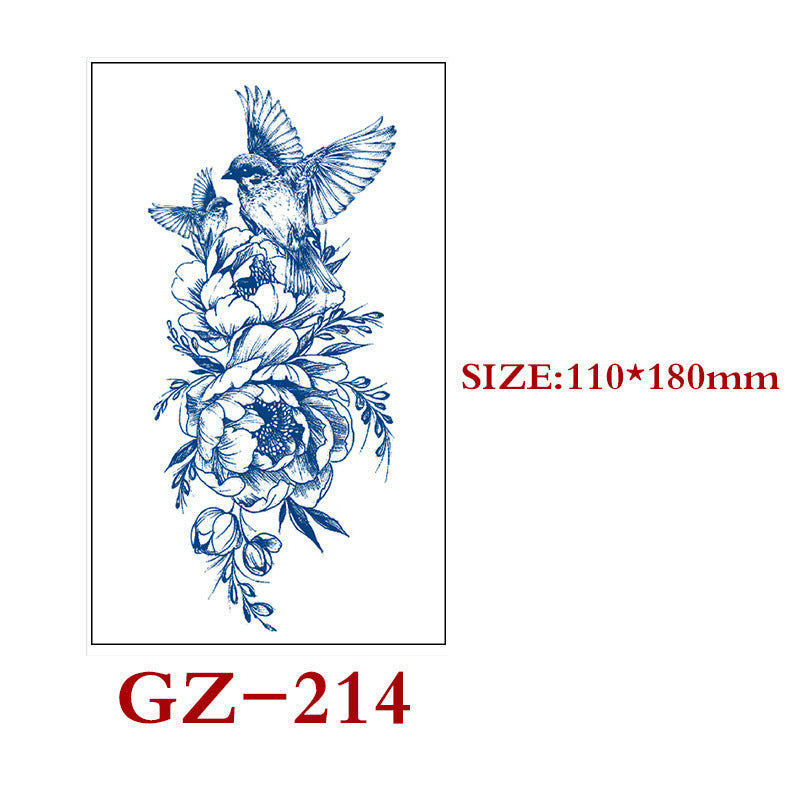 Semi-permanent Herbal Tattoo Stickers Tattoo Stickers Waterproof And Sweat Proof