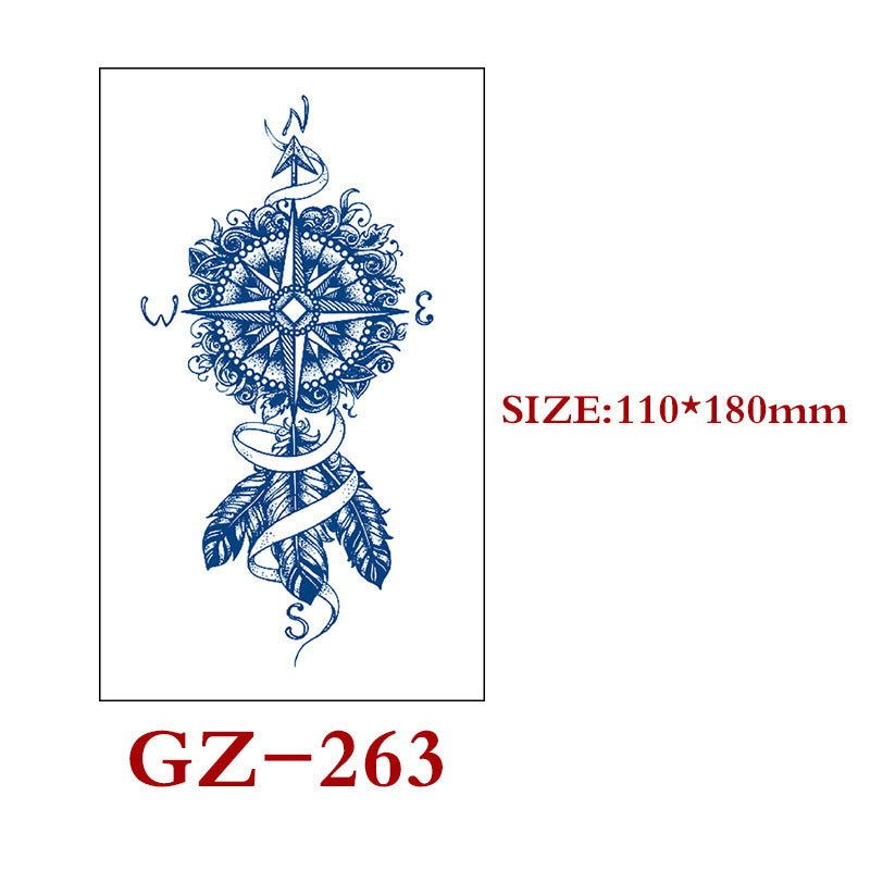 Semi-permanent Herbal Tattoo Stickers Tattoo Stickers Waterproof And Sweat Proof