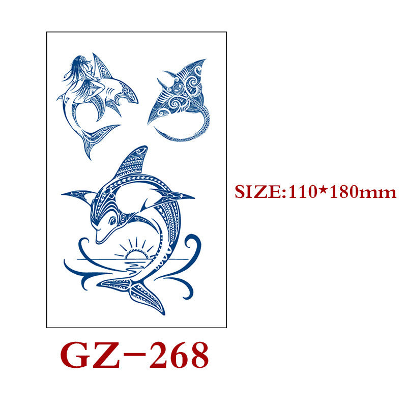 Semi-permanent Herbal Tattoo Stickers Tattoo Stickers Waterproof And Sweat Proof