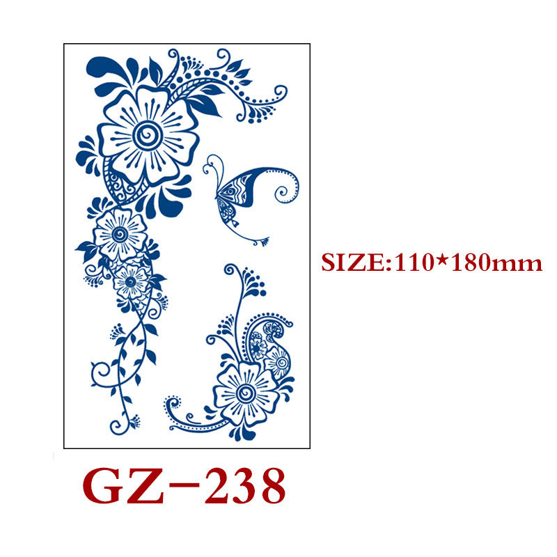 Semi-permanent Herbal Tattoo Stickers Tattoo Stickers Waterproof And Sweat Proof