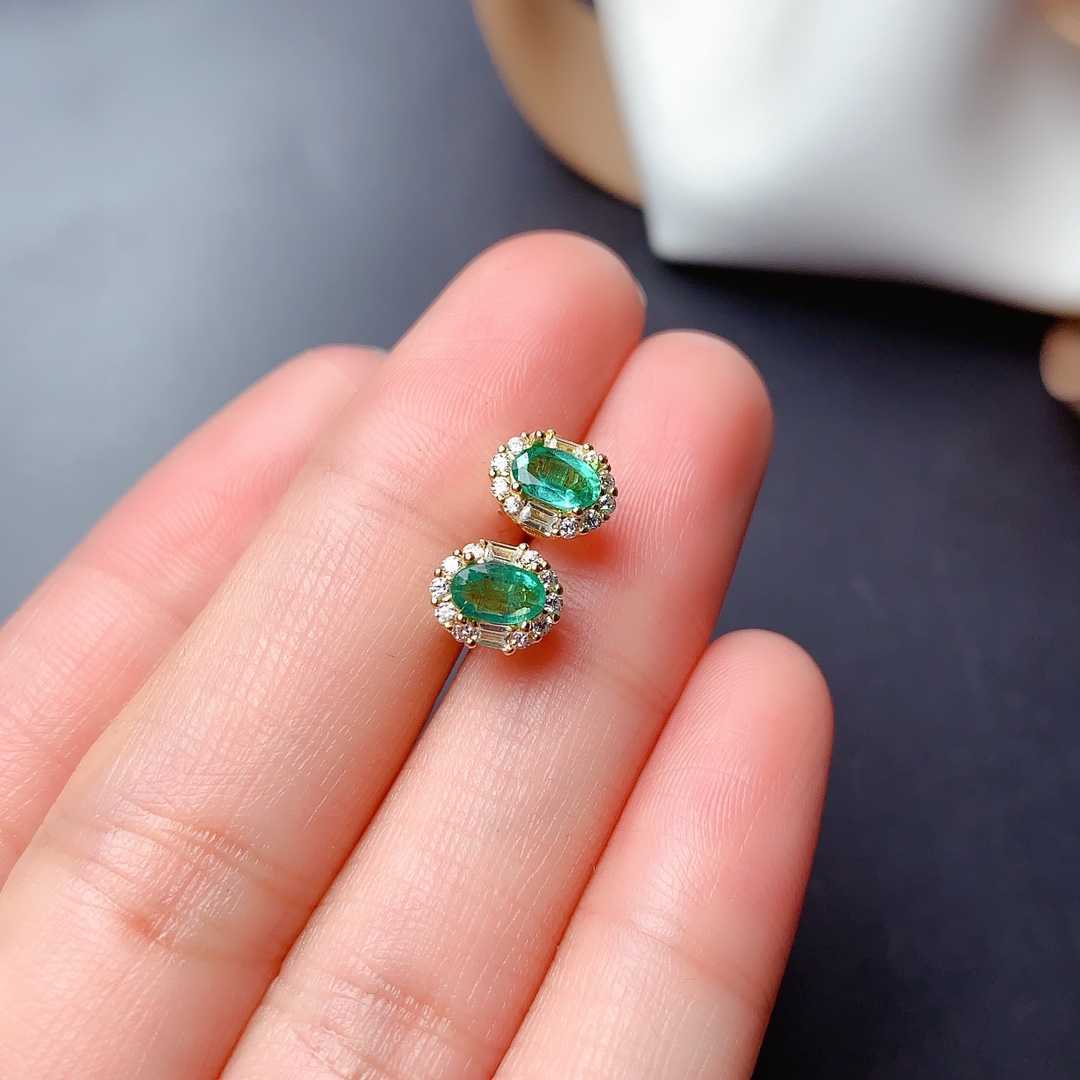 Natural Colombian Emerald Set