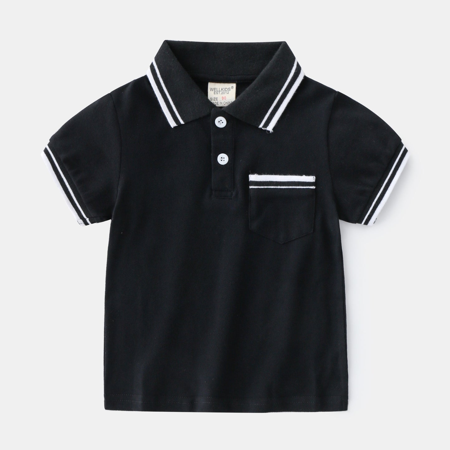 男童 T 恤夏季 Polo 衫