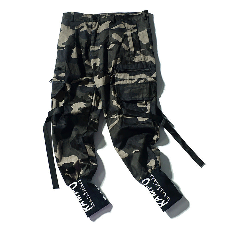 Summer men's camouflage overalls