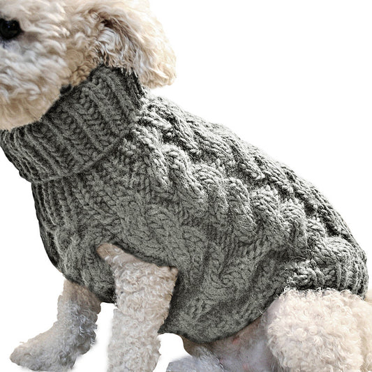 New Pet Sweater Dog Clothes Pet Supplier Winter Warm Clothing