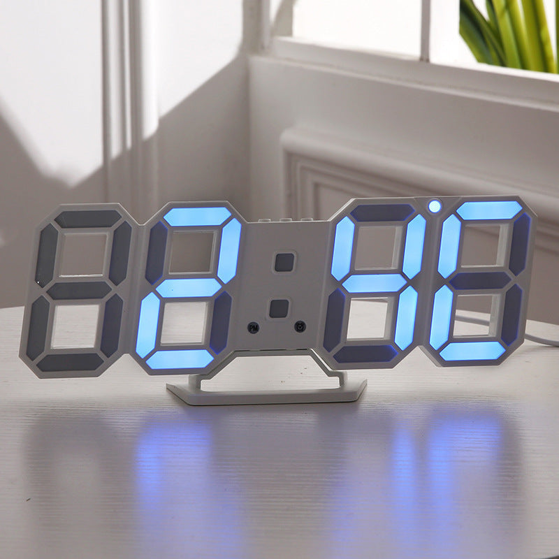 Reloj digital de pared LED 3D