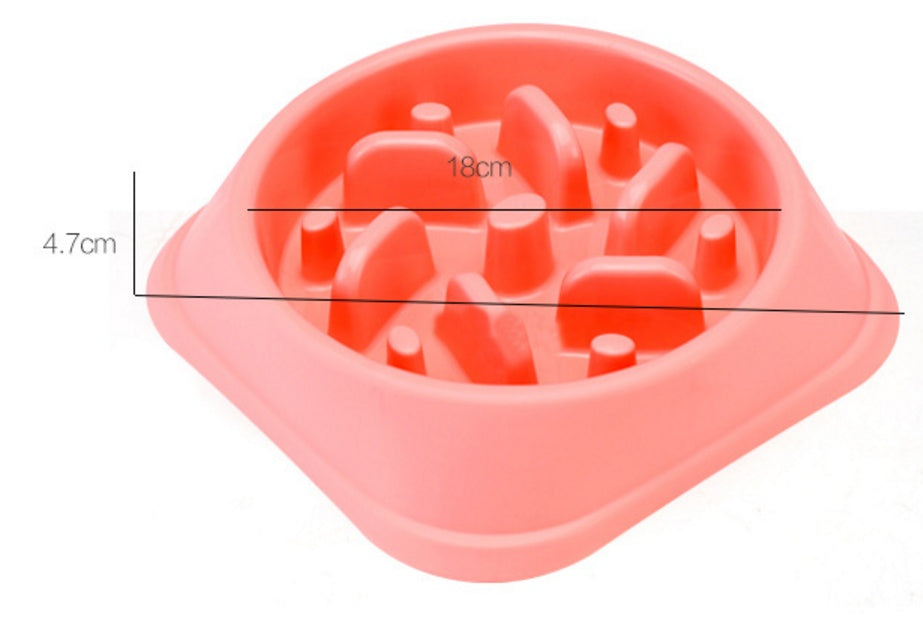 Anti-choke Bowl Plastic Dog Bowl Healthy Feeder