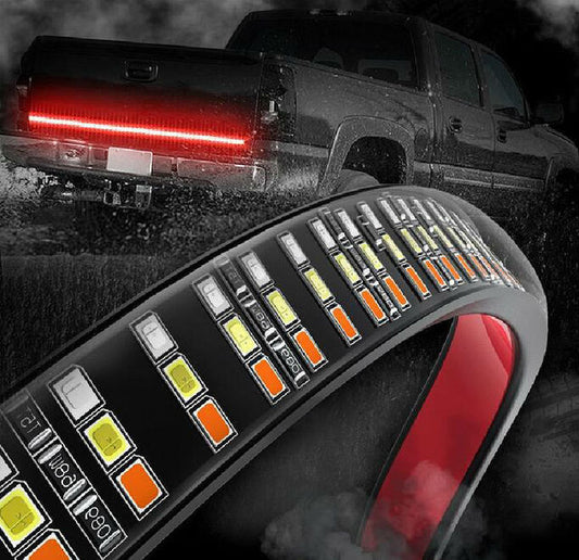 Pickup truck light 60 inch three row three color car pickup taillight