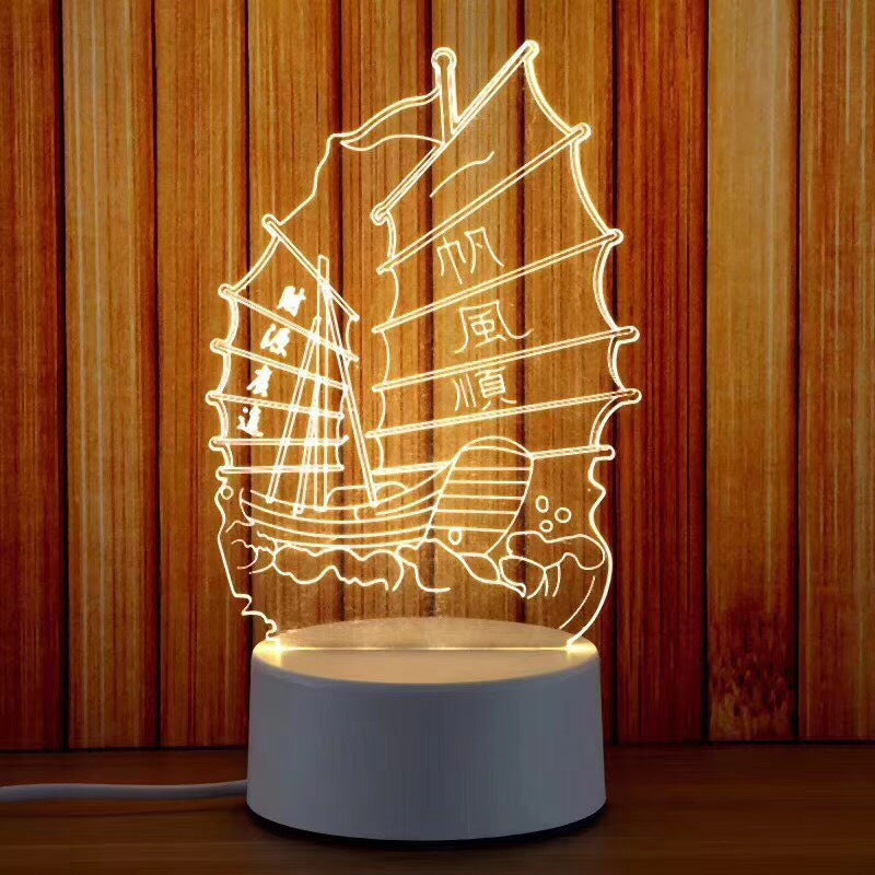 Bedroom bedside creative electronic night light