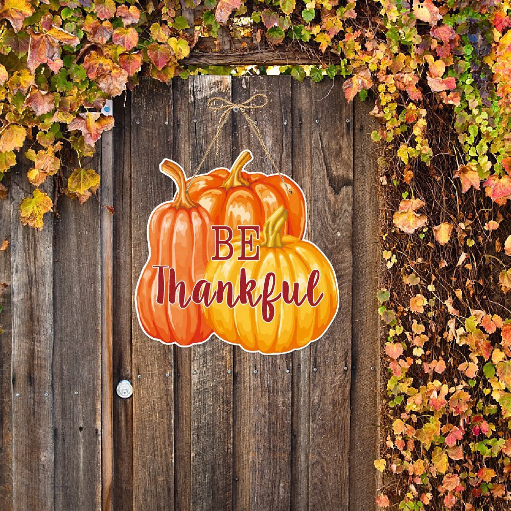 Thanksgiving Party Decoration Pumpkin Door Hanging