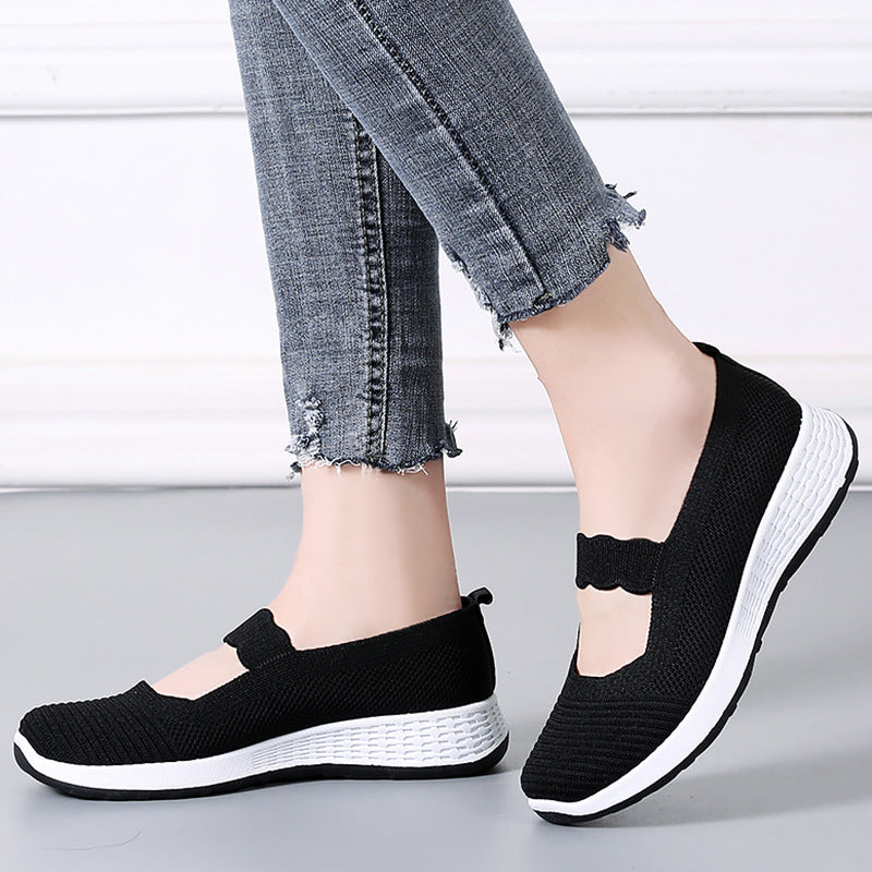 Summer Sports Low-cut Breathable Cloth Shoes For Women