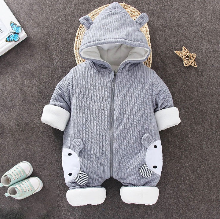 Autumn Winter Coat Jumpsuit Baby Clothing Newborn Snowsuit Boy Warm Romper Down Cotton Jackets Girl Snow clothes Bodysuit