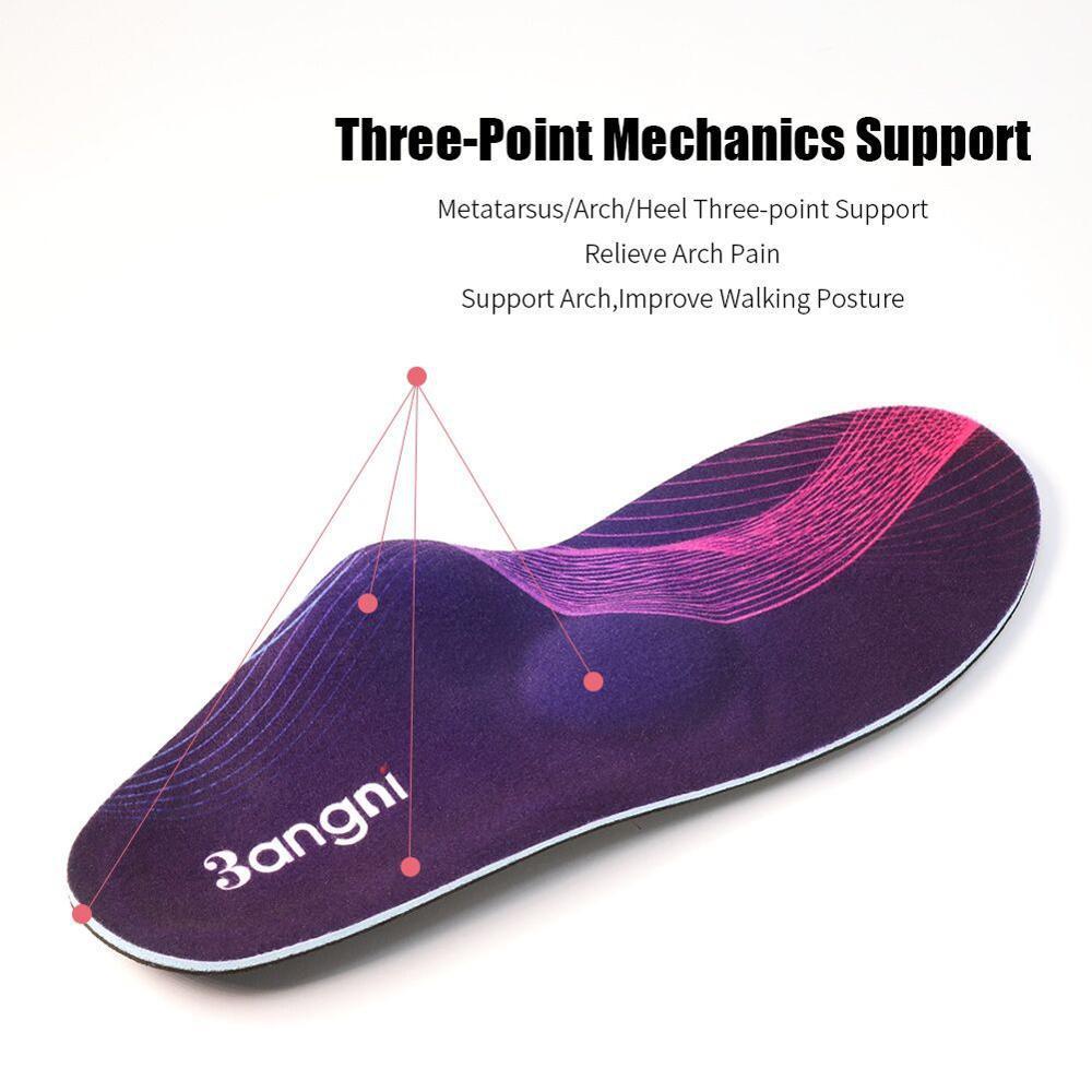 Flat foot orthopedic insole