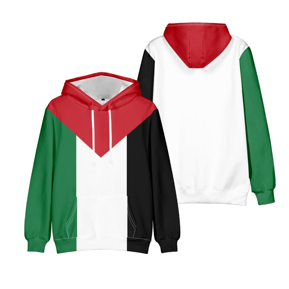 Palestinian Refueling Polyester Fiber Hoodie Jacket