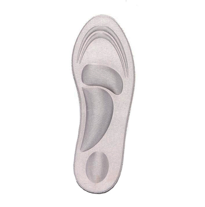 Soft Insole High Heel Shoe Pad Men Women 4D Sport Sponge Pain Relief Insert Cushion Pad Shoe Insoles 1Pair