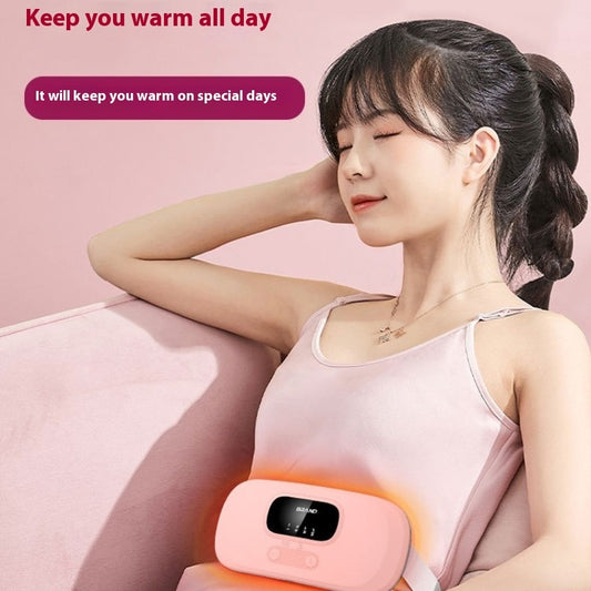 Big Aunt Stomach Pain Artifact Warm Uterine Cold Belt Electric Heating Massage